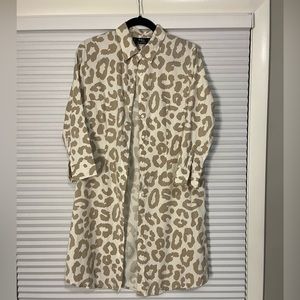 MG silk collection neutral colored dress! 100% silk! Size Medium!